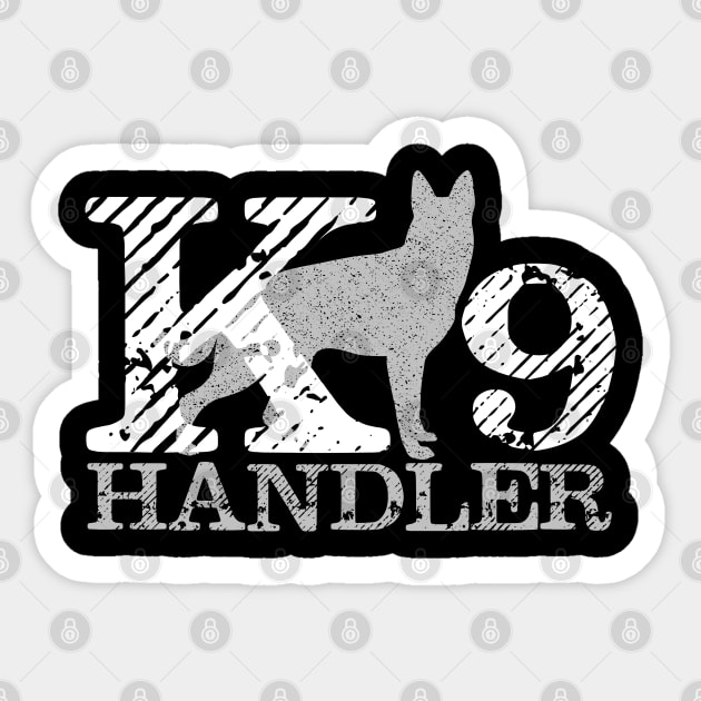 K9 Handler - German Shepherd Sticker by Nartissima